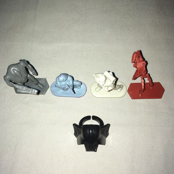 Star Wars 4 Miscellaneous Stand Up Toy Figure From Various Board Games Lucasfilm - Picture 2 of 5